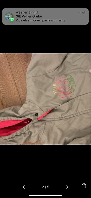 LC Waikiki LCW 6-7 yaş mont hasarsız