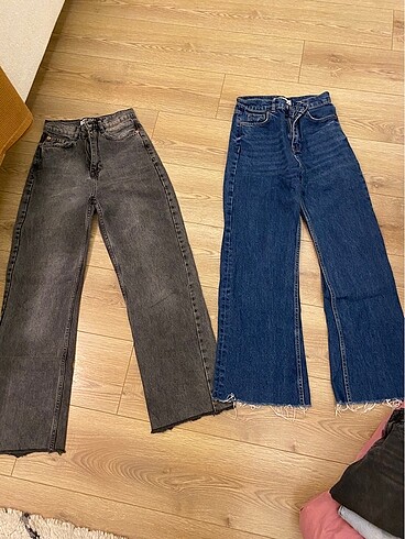 Pull and bear ve zara 34 beden jean iki adet