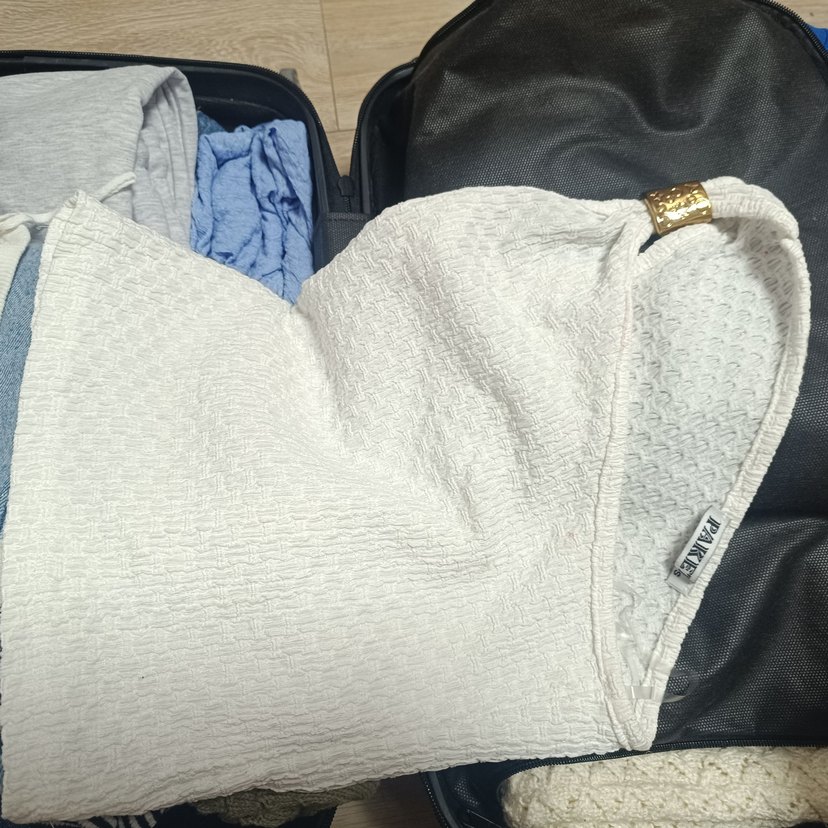 Mavi Desensiz tek omuzlu bluz - Görsel 2