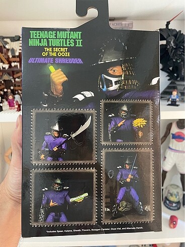 Beden Neca Shredder figür TMNT Ninja Turtles