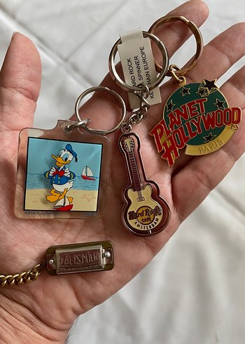 Vintage anahtarlık disney, hard rock