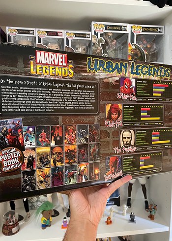Marvel Legends Daredevil, Elektra, Spider-Man, The Punisher