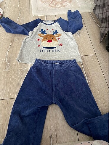 Lc kadife pijama takımı