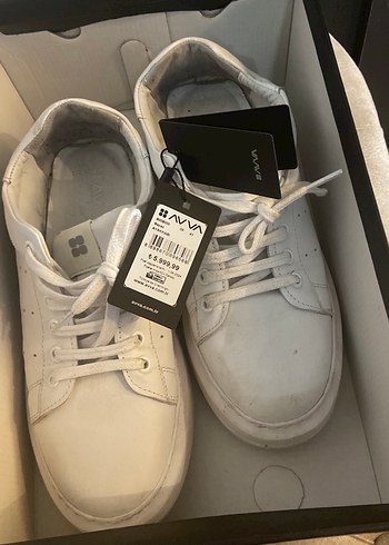 AVV Beyaz Kadın Sneaker - Günlük Rahatlık