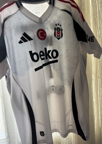 Adidas Erkek Beyaz Kısa Kollu Spor Forma