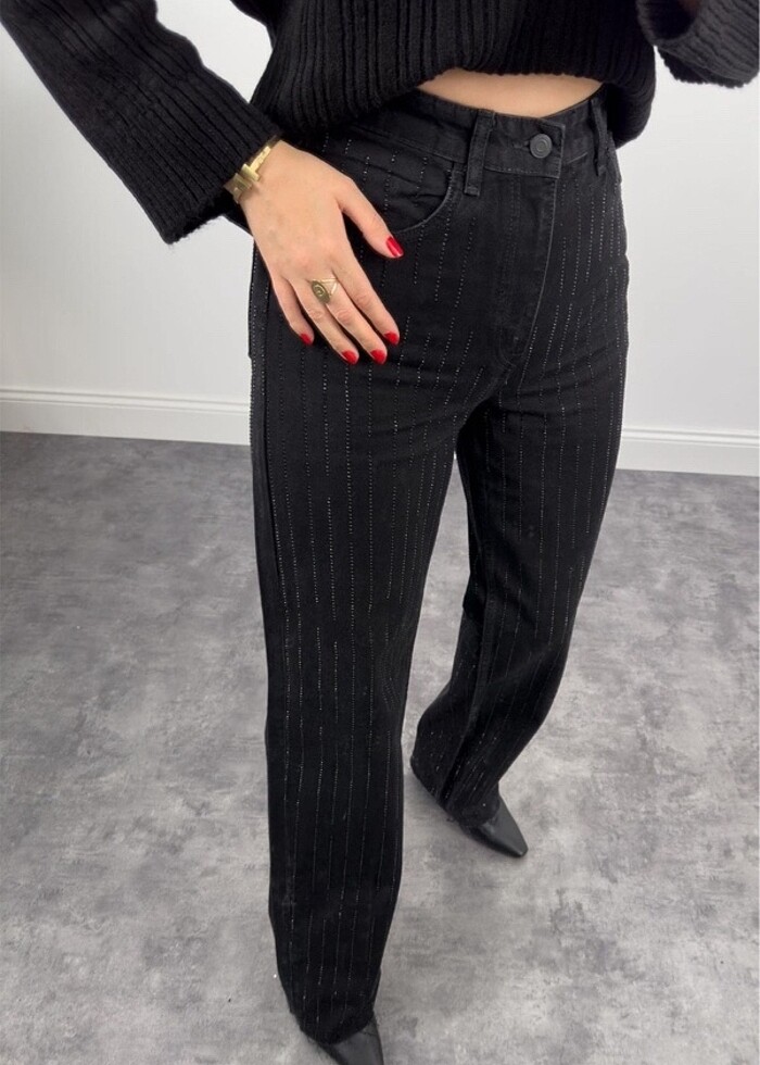 Pullu jean - Görsel 2