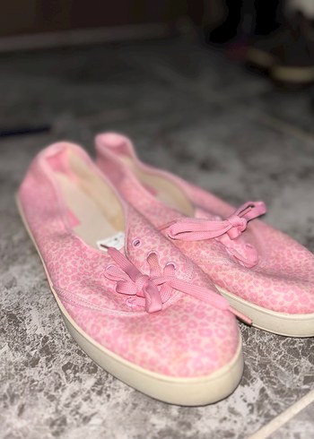 Pembe Bağcıklı Kadın Platform Spor Ayakkabı - Görsel 2