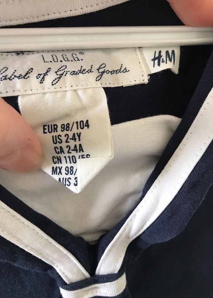 Kız Çocuk H&M Denizci Elbise - Görsel 2