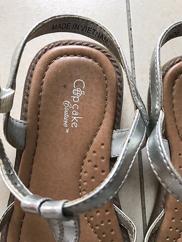 28 Beden gri Renk Kız Çocuk Sandalet