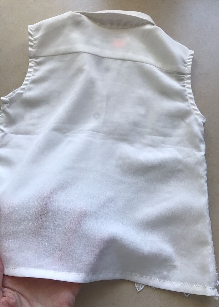 Şifon Dantelli Kız Çocuk Gömlek - Görsel 5