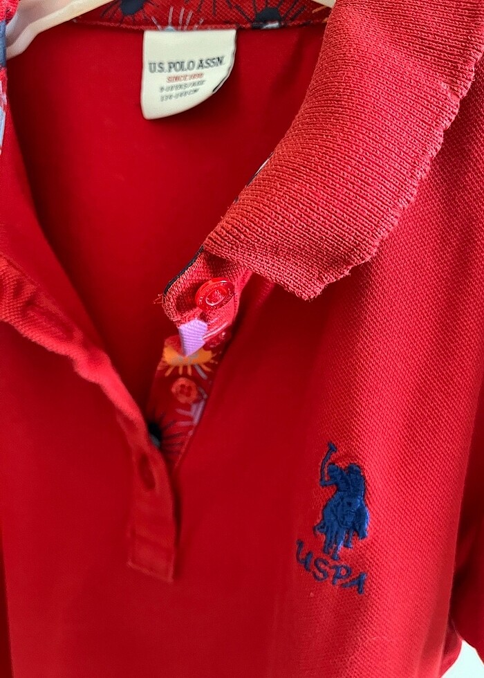 U.S. Polo Kırmızı Lacoste Tişört - Görsel 2