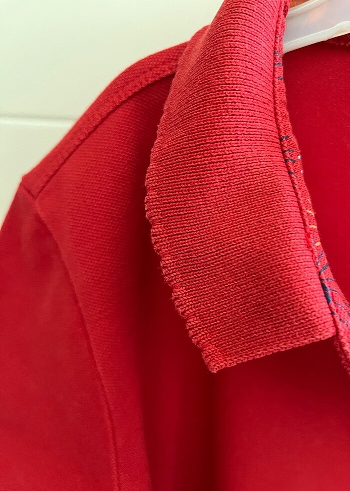 U.S. Polo Kırmızı Lacoste Tişört - Görsel 4