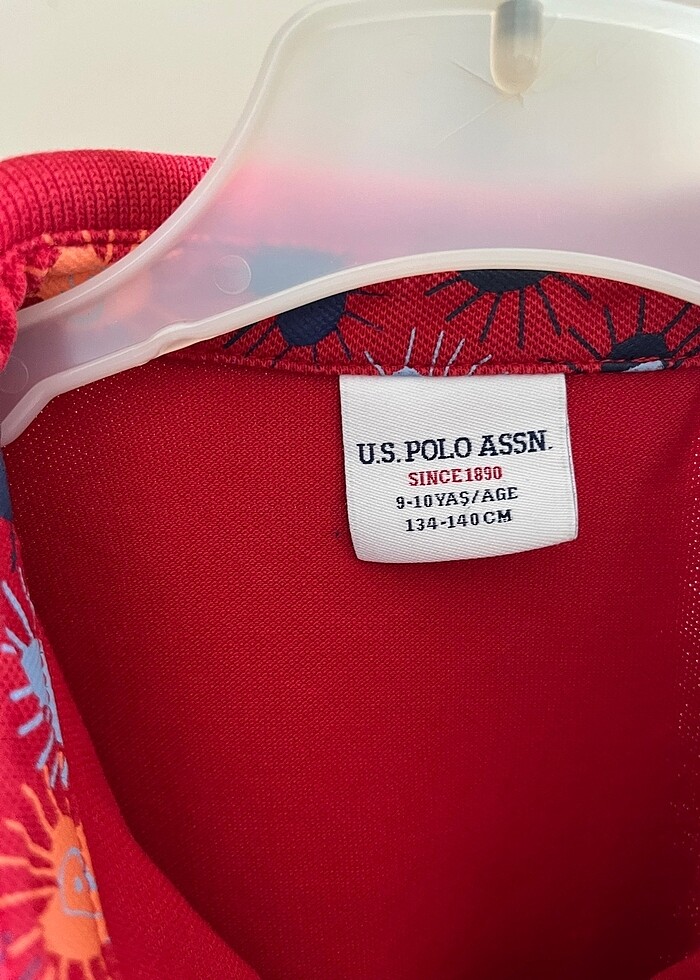 U.S. Polo Kırmızı Lacoste Tişört - Görsel 3