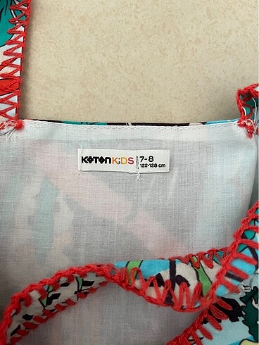 Kız Çocuk  Elbise-Koton - Görsel 3