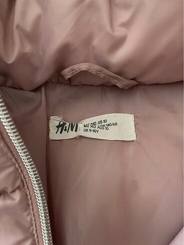 9 Yaş Beden pembe Renk H&M Kız Çocuk Mont