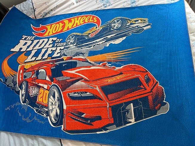 Lisanslı Hotwheels Oyun Halısı - Görsel 2