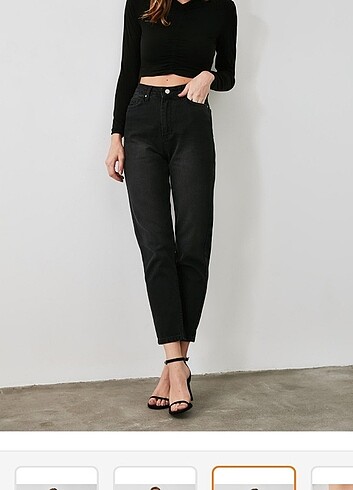 Yüksek Bel Mom Jeans