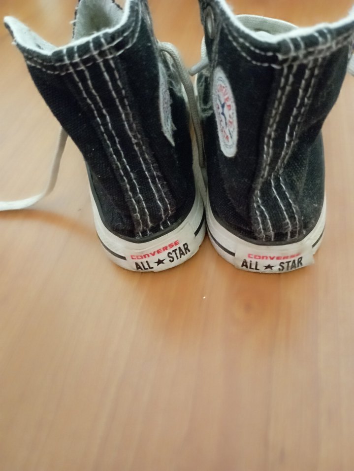 Siyah Beyaz Elastik Bağcıklı Spor Ayakkabı - Görsel 2