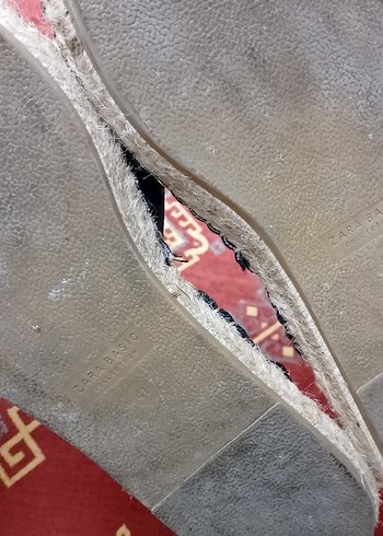 #Zara Minimalist Dolgu Topuklu Kadın espadril - Görsel 7