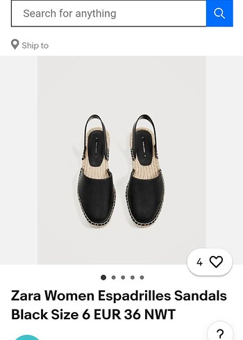 #Zara Minimalist Dolgu Topuklu Kadın espadril - Görsel 4