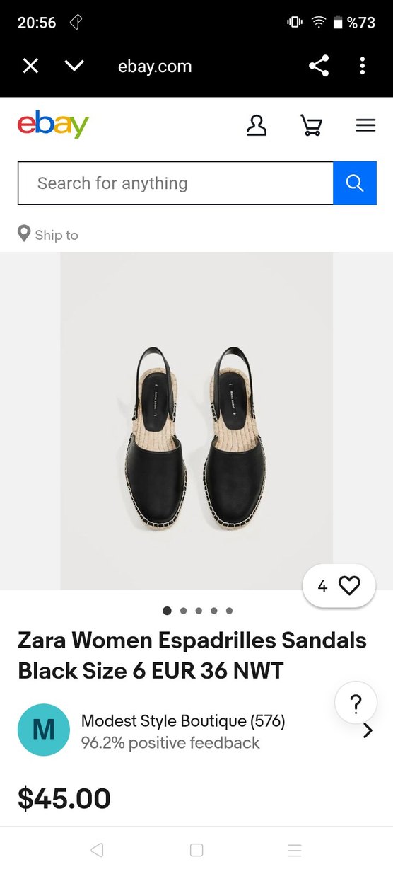 #Zara Minimalist Dolgu Topuklu Kadın espadril - Görsel 4