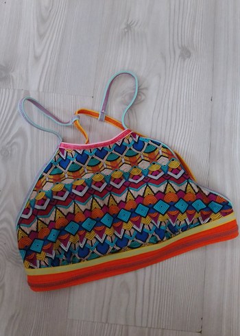 Penti Çok Renkli Africa Halter Bikini Üstü - Görsel 2