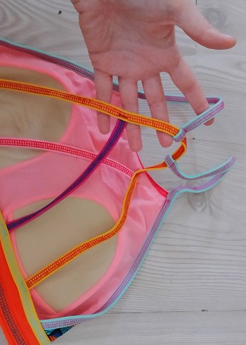 Penti Çok Renkli Africa Halter Bikini Üstü - Görsel 4