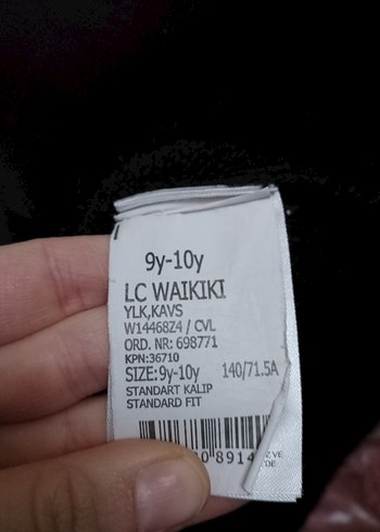 Siyah Kürklü Yün Çocuk Yelek - Görsel 5