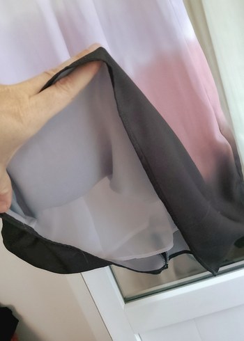H&M Kadın Drapeli, Askısız, Bağlama Desenli H&M Elbise