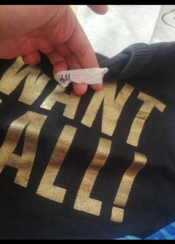 6 Yaş Beden 4 adet koton H&M MARKA
