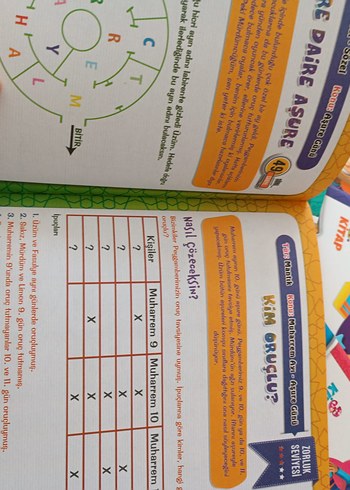 Renkli Çocuk dini değerler eğitici bulmaca seti 5 kitap - Görsel 7