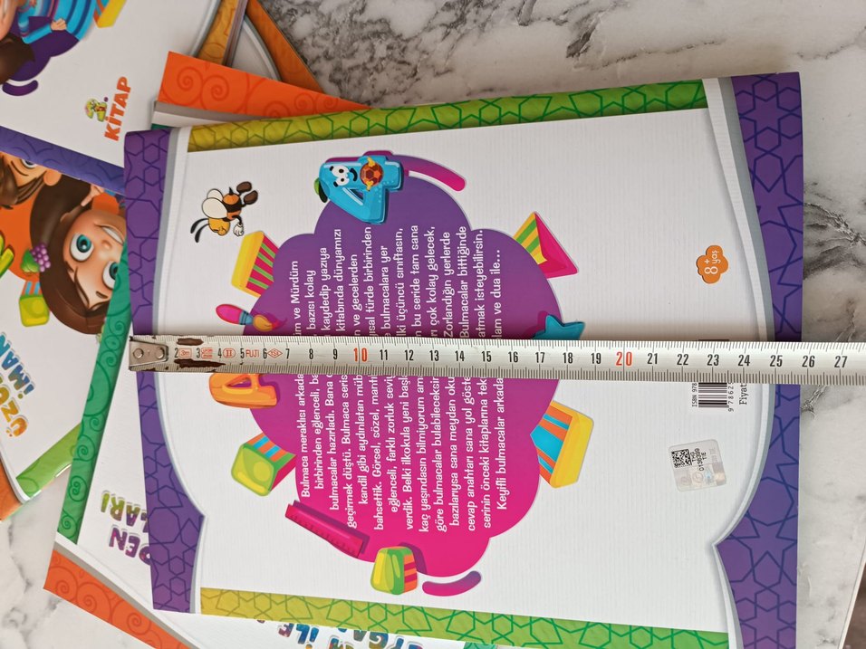 Renkli Çocuk  dini değerler eğitici bulmaca seti 5 kitap - Görsel 5