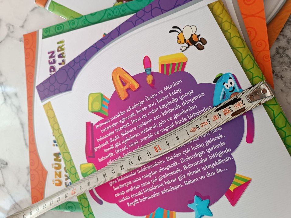 Renkli Çocuk  dini değerler eğitici bulmaca seti 5 kitap - Görsel 4