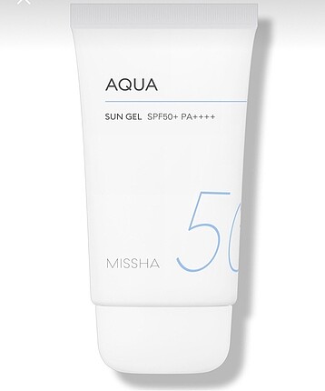 Missha spf50+ aqua güneş kremi