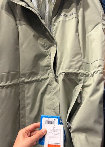 Mine yeşili Midi Kadın Columbia Fermuarlı Kapüşonlu - Görsel 10