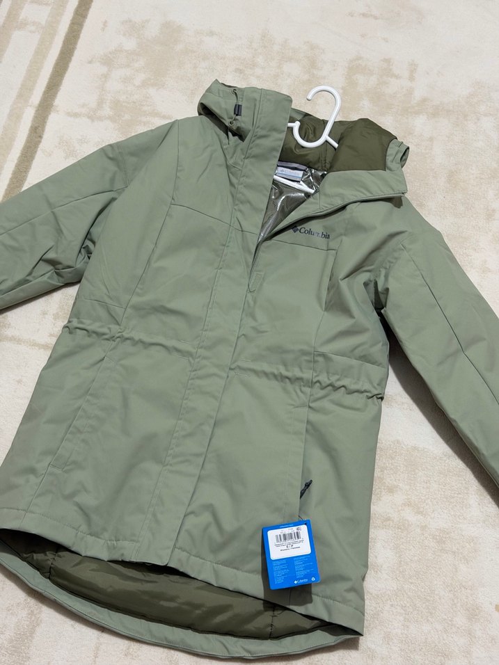 Mine yeşili Midi Kadın Columbia Fermuarlı Kapüşonlu - Görsel 2