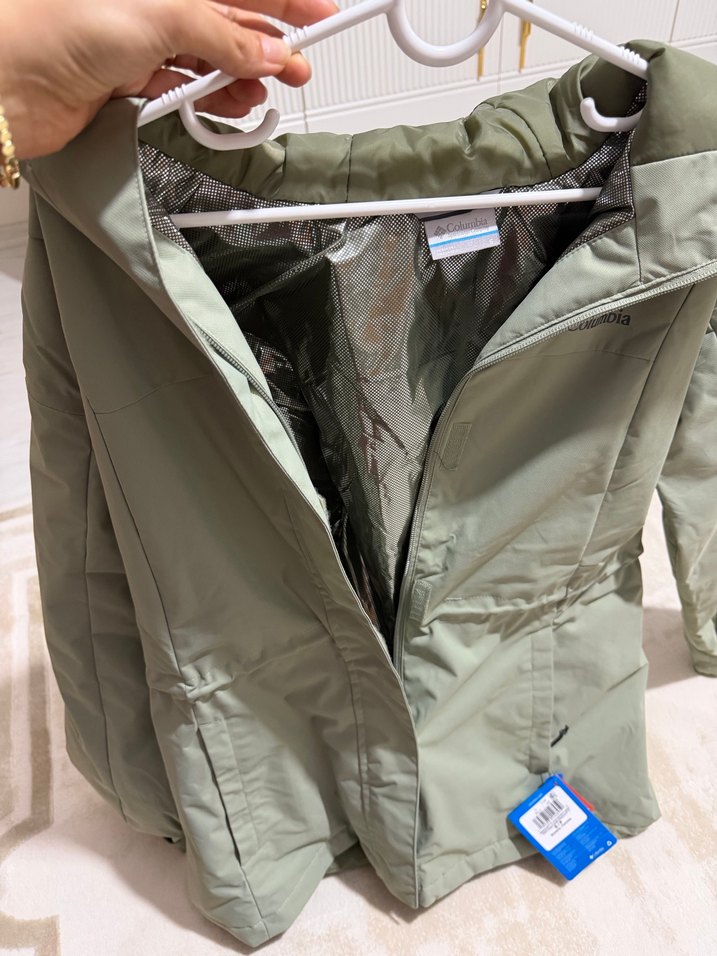 Mine yeşili Midi Kadın Columbia Fermuarlı Kapüşonlu - Görsel 5