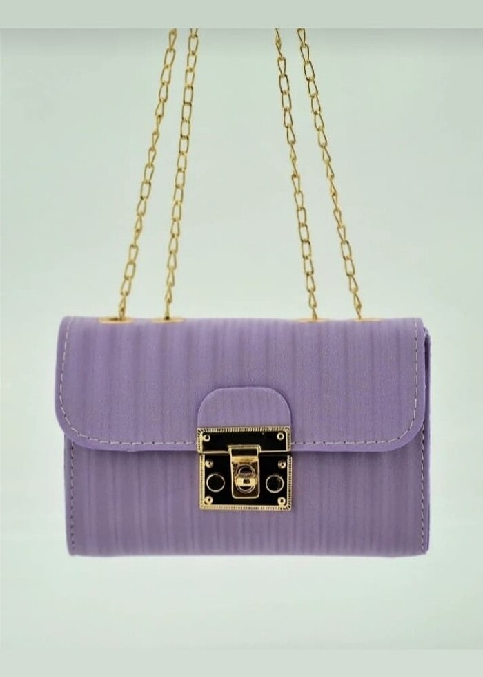 Kadın zincirli el ve omuz çantası - Görsel 3