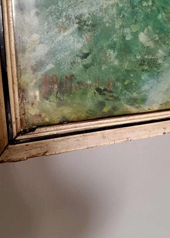 Altın Renkli Çerçeveli Klasik Peyzaj Tablo - Görsel 2