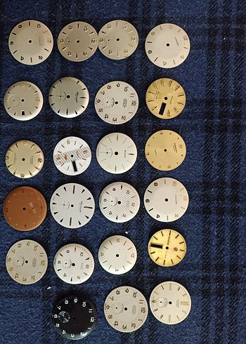 Vintage Erkek Saat Kadranları Seti - Görsel 2