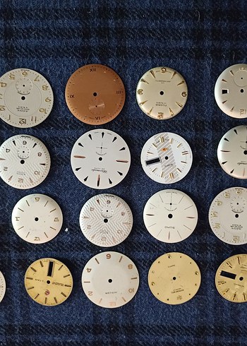 Vintage Erkek Saat Kadranları Seti - Görsel 5