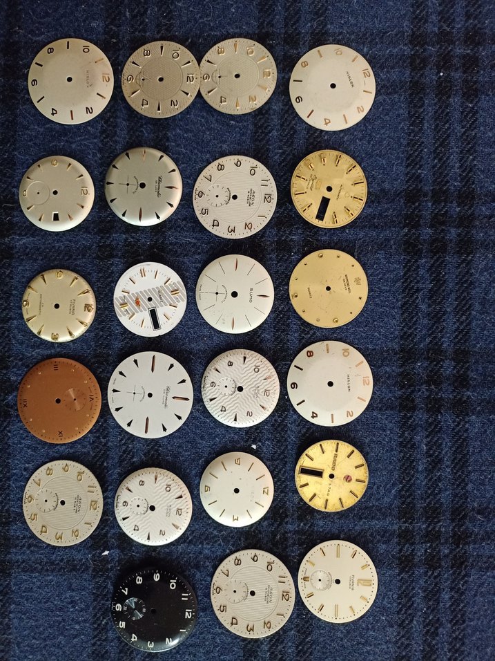 Vintage Erkek Saat Kadranları Seti - Görsel 2