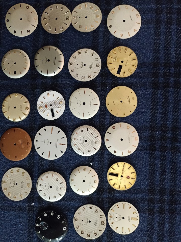 Vintage Erkek Saat Kadranları Seti - Görsel 4