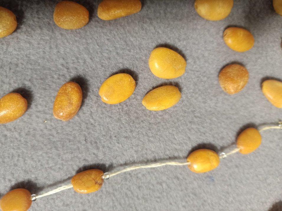 Sarı Minimalist Erkek Tesbih Boncukları
KEHRİBAR KOLYE - Görsel 2