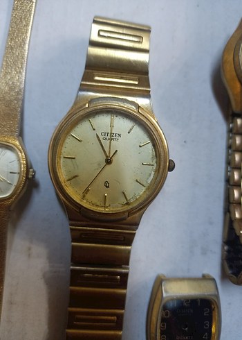 Vintage Erkek Gri Metal Saat Kasa ve Kordon - Görsel 4