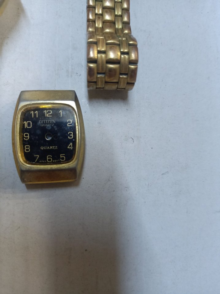 Vintage Erkek Gri Metal Saat Kasa ve Kordon - Görsel 5