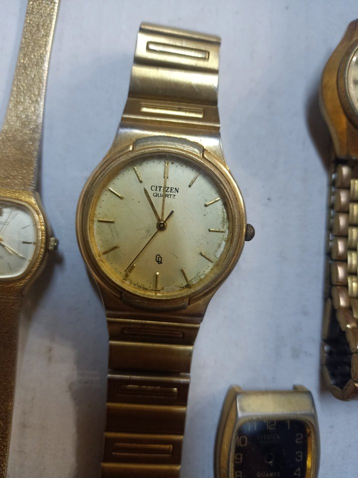 Vintage Erkek Gri Metal Saat Kasa ve Kordon - Görsel 4