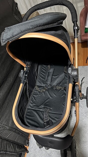 9- 36 kg Beden siyah Renk TRAVEL SİSTEM ÇİFT YÖNLÜ BEBEK ARABASI