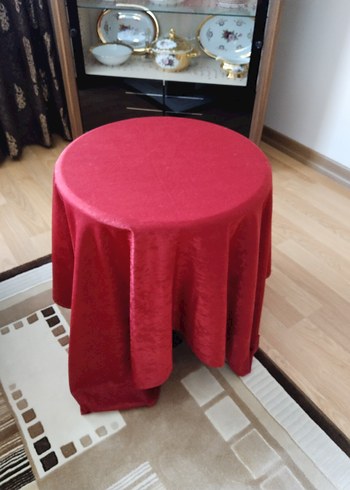 bordo, kare, kadife, Masa Örtüsü