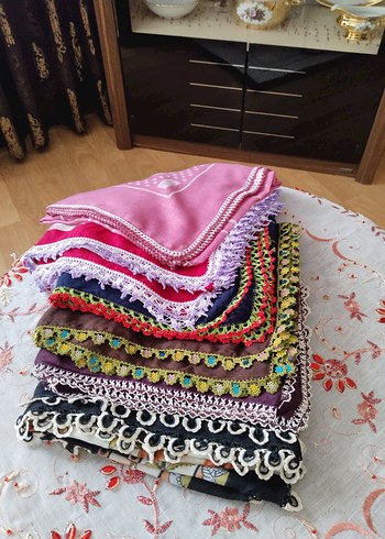  Beden çeşitli Renk 0 ürün, oyalı yazma , pamuk